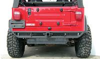 A/T Slider Rear Bumper Textured Black Finish