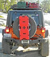 Smuggler Rear Bumper with Tuff n EZ Tire Carrier 2007-2013 Wrangler JK 2 & 4-Door