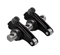 SCP3629 Shaft Rocker Arm Set for GM LS3/L92, 1.75/1.8 Ratio, Steel Bodies, Bronze Bushings [Black Oxide Finish]