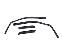 572341 In-Channel Window Visors, Front & Rear Set, Dark Smoke Finish