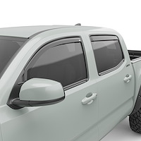 575081 In-Channel Window Visors, Front & Rear Set, Dark Smoke Finish