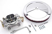 Performer Series 750 CFM Manual Choke Carburetor Kit with Satin Finish
