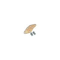 Gold Throttle Cable Plate for Small Block Ford 351W