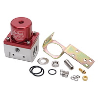 EFI Adjustable Fuel Pressure Regulator 180 GPH with -10AN Inlet/Outlet in Red Finish