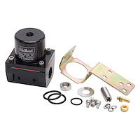 EFI Adjustable Fuel Pressure Regulator 180 GPH with -6AN Inlet/Outlet/Bypass in Black Finish