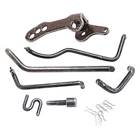 Replacement Thunder AVS Carburetor Linkage Kit with Black Finish