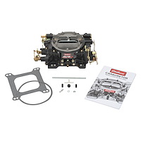 AVS2 Carburetor 650 CFM, Manual Choke - Black Powder-Coated Finish