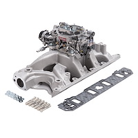 Single-Quad RPM Air-Gap Manifold and Carburetor Kit for Small Block Ford 351W