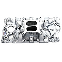 Performer EPS Polished Intake Manifold for Small Block Chevy
