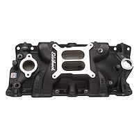 Performer EPS Black Intake Manifold for Small Block Chevy