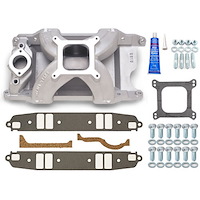 Super Victor Intake Manifold Kit Includes: Super Victor Small Block Chrysler Intake Manifold