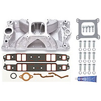 Super Victor CNC Intake Manifold with Installation Kit for Small Block Chevy