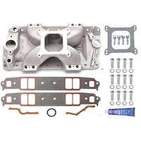Victor E 23° EFI Intake Manifold with Installation Kit for Small Block Chevy