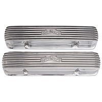 Classic Series Aluminum Valve Covers for 1962-1979 Pontiac 301-455 V8 [Polished]