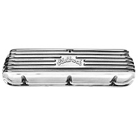 Classic Finned Valve Covers for 1962-1595 Small Block Ford 221-351W with Polished Finish