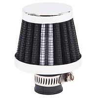 Universal Black Conical Valve Cover Breather with 2.50" Overall Length