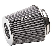 Universal White Medium Conical Air Filter with 6.70" Overall Length for 3",3.5", and 4" Air Intake Systems