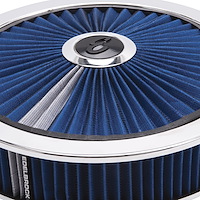 Pro-Flo High-Flow BLue Round Air Cleaner 14" Diameter with Breathable Lid
