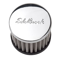 Circle Track Valve Cover Breather in Chrome Finish