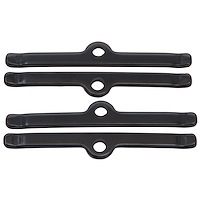 Valve Cover Hold-Down Tab Kit for Small-Block Chevrolet, 5 in. [Black, Set of 4]