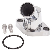 45 Degree Polished Aluminum Thermostat Housing Waterneck for Chevy 4.3L V6 and V8