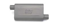 SDT Series Chambered Muffler, 2.25 in. Offset Inlet and Outlet, 22 in. Overall