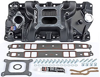 Performer RPM Intake Manifold Kit 1955-86 Small Block Chevy 262-400 Includes: