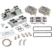 Small Block Chevy Tunnel Ram Kit Includes: Intake Manifold