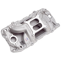 RPM Air-Gap 2-O Intake Manifold BB-Chevy 396-502 with oval port cylinder heads