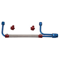 Adjustable Dual-Feed Fuel Line Kit for Holley