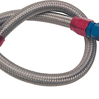 Pre-Fitted Stainless Steel Fuel Line Kit for Edelbrock Carburetors