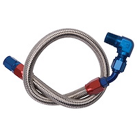 Pre-Fitted Stainless Steel Fuel Line Kit for Edelbrock Carburetors