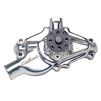 Victor Series Polished Aluminum Water Pump for 1955-1972 Chevy Small Block Cars & Trucks