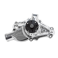 Victor Series Polished Aluminum Water Pump for 1955-1987 Small Block Chevy