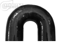 3256000380 Silicone Elbow, 180-Degrees, 38 mm (1-1/2 in.) I.D. [Black]