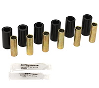 Polyurethane Leaf Spring Bushing Set, Front or Rear, Black