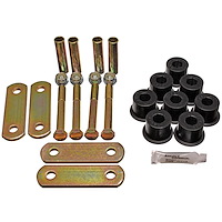 Leaf Spring Shackle Set with Polyurethane Bushings and Zinc-plated Hardware