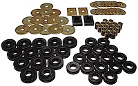 Polyurethane Body Mount Bushing Set with Zinc-plated Steel Reinforcement Ring