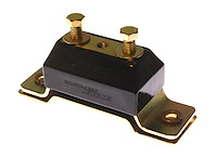 Polyurethane Transmission Mount, Gold Bracket, Black