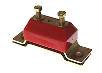 Polyurethane Transmission Mount, Gold Bracket, Red