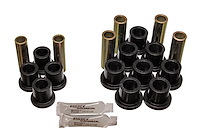 Polyurethane Leaf Spring Bushing Set, Rear, Complete Spring and Shackle Kit