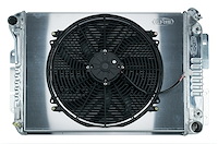 CHC11AK Aluminum Performance Radiator and 16 in. Fan Kit for 1967-1969 Chevy Camaro & Pontiac Firebird