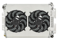 Aluminum Performance Radiator with Fan and Shroud Kit 1967-1969 GM F-Body Big Block Engine, Automatic Transmission
