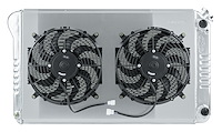 CHC557AK Aluminum Performance Radiator with 12 in. Fan Kit for 1970-1981 Chevy Camaro & Pontiac Firebird