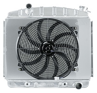 Aluminum Performance Radiator with Fan 1957 Full Size Chevy