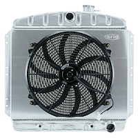 Aluminum Performance Radiator with Fan & Shroud Kit 1949-1954 Chevrolet Bel Air, Full-Size Chevy