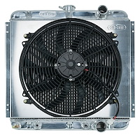 Aluminum Performance Radiator with Fan 1967-1970 Ford Mustang