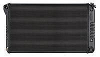 GMA42AB Black Night Rider Series Aluminum Radiator for 1968-1977 GM A-Body, Auto Trans
