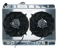 Aluminum Performance Radiator with Fan 1966-1967 Pontiac GTO