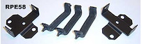 RPE58 R-Core Radiator Conversion Mount Kit for 1964-1967 Pontiac GTO [3-Row Radiator to Heavy-Duty 4-Row Radiator]